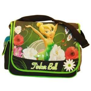  Disney Tinker Bell Messenger Bag   Flower: Office Products