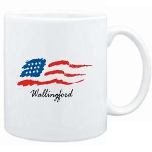  Mug White  Wallingford   US Flag  Usa Cities: Sports 