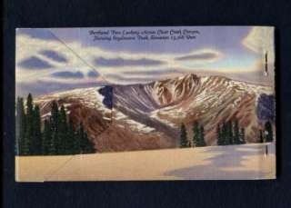 vintage postcard booklet has 20 views of Rocky Mountain National Park 