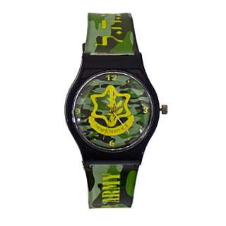 Israel IDF Army Logo Wrist Watch  