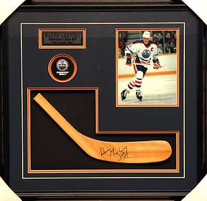 Professionally Framed Wayne Gretzky Signed Stick Blade  