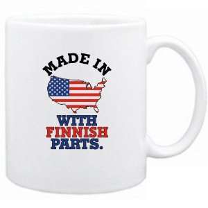 New  Made In U.S.A. ,  With Finnish Parts  Finland Mug Country