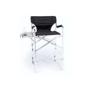 Deluxe Tall Folding Director Chair with Side Table and 
