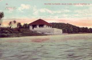 1907 WATER PAVILION   ELLIS PARK   CEDAR RAPIDS IOWA  
