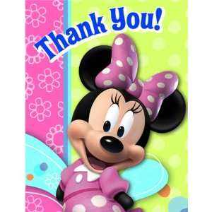 Minnie Mouse Party Thank You Notes   Minnie Thank You Notes   8 Count