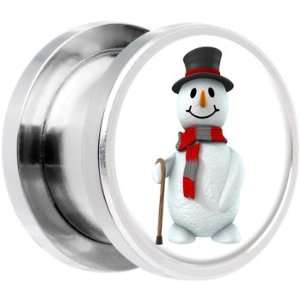  7mm Steel Tip Top Snowman Screw Fit Plug Jewelry