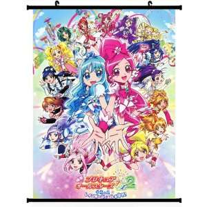 Pretty Cure Anime Wall Scroll Poster (24*32)support Customized