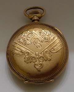 1902 Magnificent US Watch Co. Waltham Mass. Hunter Case Pocket Watch