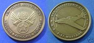AFA Collectors Series P 51 Mustang Air Force COIN  