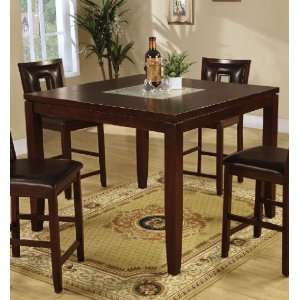  Coaster Ervin Counter Height Dining Table in Espresso 