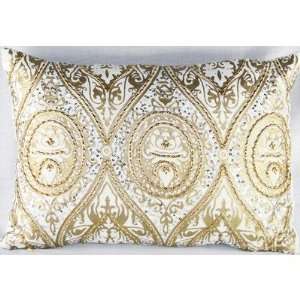  Design Accents ANAI Baroque 5A Small Velvet Pillow in 