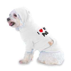  I Love/Heart Puli Hooded T Shirt for Dog or Cat LARGE 