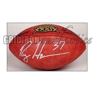 Signed Rodney Harrison Ball   Super Bowl 39:  Sports 