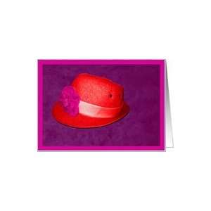 Red Hat Blank Note Card