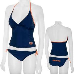  Chicago Bears Womens Tankini Swimsuit