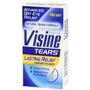  Visine Tears Lasting Relief Eye Drops (.5 fl. oz.) Health 