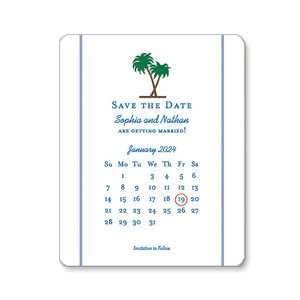  Stationery   Palm Tree Save the Date Cards: Office Products