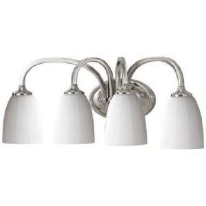  Murray Feiss Perry 24 Wide Brushed Steel Bathroom Light 