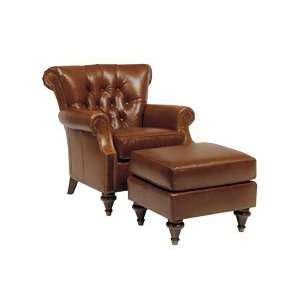  Abbott Designer Style Tufted Leather Accent Chair 