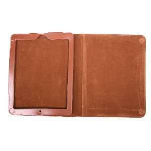  Navitech Brown PU Leather Flip Open Book Style And Stand 