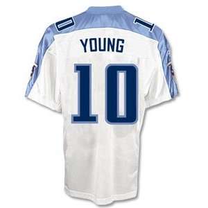 Vince Young Titans White Reebok Authentic Jersey Sports 