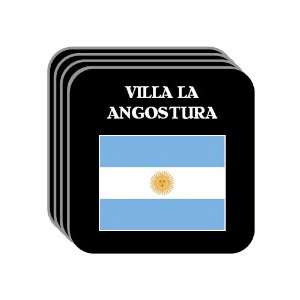 Argentina   VILLA LA ANGOSTURA Set of 4 Mini Mousepad Coasters