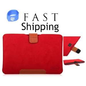  Viliv X70 7 Inch Tablet Red Microfiber Carrying Case with 