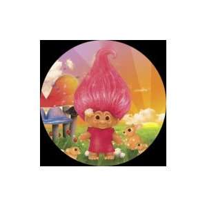  Trolls Pink Troll Sunrise Background Button TB1863 Toys & Games