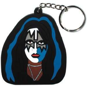KISS ACE FREHLEY 3D RUBBER RUBBER KEYCHAIN 