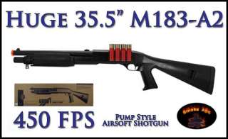 M183A2 35.5 Tactical Pump Action/Spring Shotgun Airsoft Gun