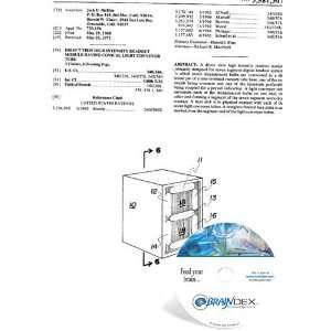NEW Patent CD for DIRECT VIEW HIGH INTENSITY READOUT MODULE HAVING 