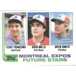  1982 Topps # 118 Mills/Francona/Smith Montreal Expos 