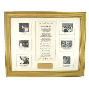  50th Anniversary Poem & 50th Anniversary Picture Frame 