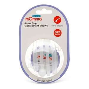  mOmma Straw Cup Replacement Straws, 2 ea Baby