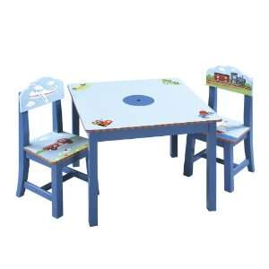 New   Transportation Table & Chair Set   535811: Toys 