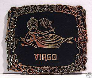 Virgo Horoscope Astrology 1970 Zodiac Sign Old Stock  
