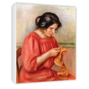 Gabrielle darning, 1908 by Pierre Auguste   Canvas   Medium 