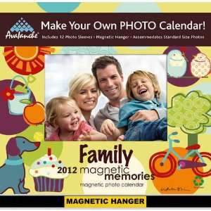  My Family Photo 2012 Magnetic Mount Wall Calendar Office 