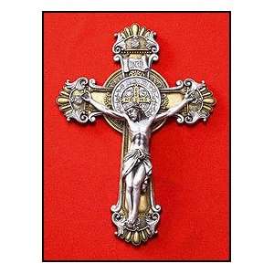  St. Benedict Ornate Wall Crucifix
