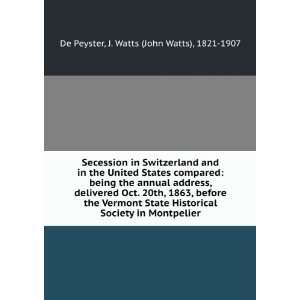  Secession in Switzerland and in the United States compared 