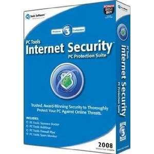  PC TOOLS INTERNET SECURITY 2008 3 USER (WIN 2000,XP,VISTA 