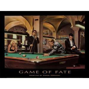  Game of Fate by Chris Consani. Size 19.00 X 28.50 Art 