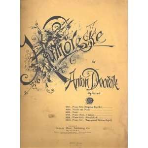  Sheet Music Humoreske Anton Dvorak 4 