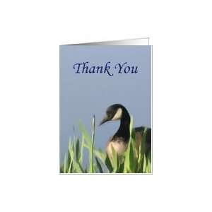 Canada Goose Art Thank You Card Card