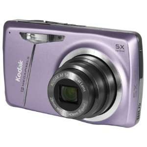 Kodak Easyshare M550 Purple 12MP Digital Camera w/ 5x Optical Zoom, 2 