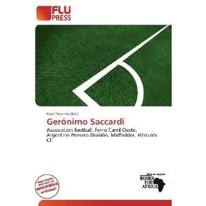  Gerónimo Saccardi (9786138466437) Gerd Numitor Books