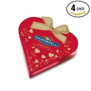 Ghirardelli Valentines Chocolate Squares, Premium Chocolate 