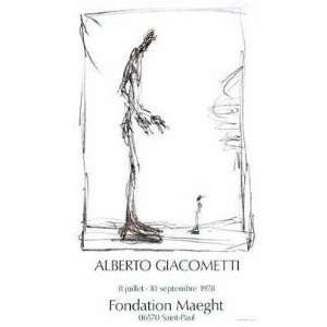    Alberto Giacometti   Poster Size 18 X 31 inches