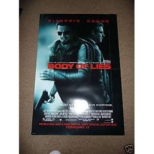  Body of Lies Movie Poster 27x40 Brand New 