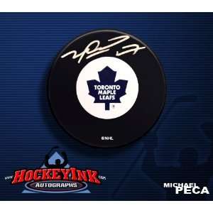  Michael Peca Autographed/Hand Signed Toronto Maple Leafs 